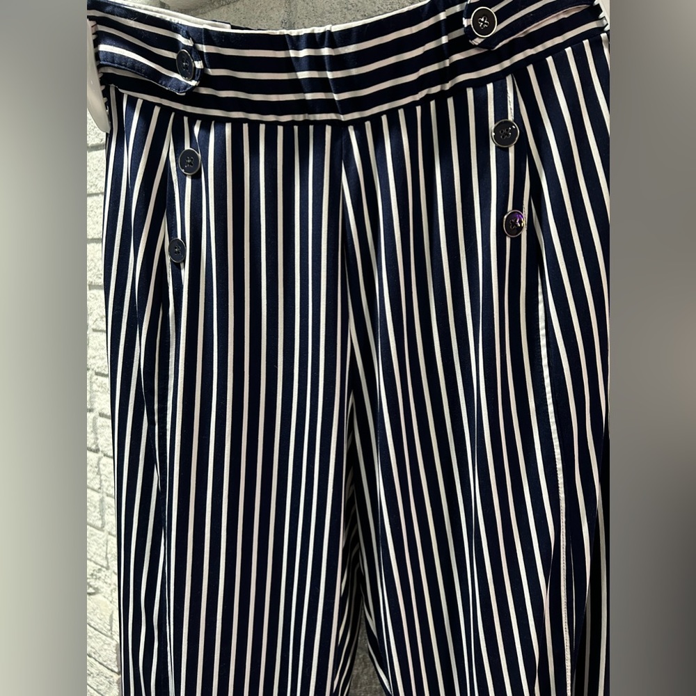 Striped dress pants